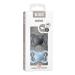 BIBS Couture Collection BPA-Free Pacifiers - Set of 2 Iron/Baby Blue | Made in Denmark | Size 6-18 Months - Buy Online on GoSupps.com