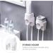 Elzey Wall-Mounted Electric Toothbrush Holder - Multi-Purpose Stand for Toothbrushes & Toothpaste - White | International Shipping Available - Buy Online on GoSupps.com