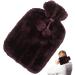 Buy Rubber Heating Pillow | 2L Outlet-Proof Hot Water Bottles | Cozy Heating Cushions with Faux Fur Cover - Safe & Durable for All Ages - Buy Online on GoSupps.com
