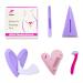 Bikini Razor Template, Pubic Hair Razor Template, Pubic Hair Razor, Privates Razor Tool Heart Right Triangle, Ladies Bikini Razor, Ladies Privates Razor, Beard Razor (Purple) 6