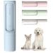 Lilo & Filou - lint lint roller clothing brush self -cleaning reusable travel size cat hair dog hair animal hair remover - sapphire blue