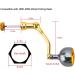 Goture Spinning Reel Handle Replacement with Round Power Knob - Gold Medium - Buy Online on GoSupps.com