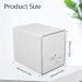 ANGNYA Nail Drill Bit Holder - Dust Proof Storage Box with UV Light | 48 Slots Organizer for Nail Drill Bits - White - Buy Online on GoSupps.com