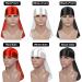 3PCS Silky Durag Pack for Men - Ideal Gifts for Father's Day - 360 540 720 Waves - Red White Black - Buy Online on GoSupps.com