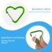 10 Heart-Shaped Carabiner Hooks - Colorful Aluminum Keychains for Camping Fishing & Hiking - Buy Online on GoSupps.com