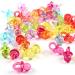 50Pcs Mini Pacifier Baby Shower Cake Decoration Birthday Gift Diy Mini Pacifier Party Decoration Random Color