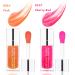 2 PCS Hydrating Plumping Lip Oil Gloss - Moisturizing & Long Lasting Formula for Nourished Lips - Non-Sticky & Transparent Shine - Buy Online on GoSupps.com
