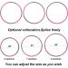 NEOWEEK 2lb Weighted Fitness Hoop for Adults - Pink/Gray - 8 Section Detachable Design - Buy Online on GoSupps.com