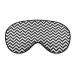 Geometric Zigzag Sleep Mask for Women Adjustable Sleeping Eye Shades Cover with Elastic Strap