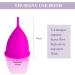 Buy Reusable Menstrual Cup - Medical Silicone Menstrual Cup L (Pink) - Eco-Friendly & Comfortable - Buy Online on GoSupps.com
