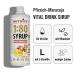 Nutrify Vital Fitness Drink 1:80 Syrup - Sugar-Free Peach Maracuja Beverage Concentrate | 3x 1L Set | Low-Calorie Sports Drink Mix with Vitamins & L-Carnitine | Makes 240L - Buy Online on GoSupps.com