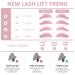 22 Piece Silicone Lash Lift Pads - PERMANIA Eyelash Perm Curler Makeup Tools for Salon-Grade Lifting - Reusable Dolphin Eye Patch & Lash Ribbon (Pink - Buy Online on GoSupps.com