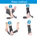 ZJchao Adjustable Breathable Ankle Support for Sports - Right Foot Stabilizer & Foot Sag Correction - Buy Online on GoSupps.com