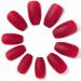 Bohend Faux Ongles Mat Pure Ballerine Rouge - 24Pcs - Ongles Art Complet pour Femmes et Filles - Livraison Internationale - Buy Online on GoSupps.com