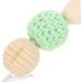 4pcs Baby Gym Calming Wood Toys Set | Infant Stroller Hanging Toys | Newborn Accessories - Buy Online on GoSupps.com