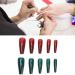 Solid Color Fake Nails Colorful False Nails Pure Color Full Cover Nail Tip Artificial Fake Nails Long Full Coverage False Nails French Nail Acrylic Fake Nails (04) - Buy Online on GoSupps.com