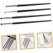 DRESSOOS 4pcs Eyeliner Brush Eye Makeup Tool Eye Liner Brush for Makeup Wooden Handle - Buy Online on GoSupps.com