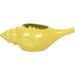 Qimacplus Leak Proof Durable Ceramic Neti Pot Non-Metallic and Comfortable Grip Microwave and Dishwasher Friendly Natural Treatment and Congestion Attractive Designed 1 Count (Pack of 1) Yellow - Buy Online on GoSupps.com