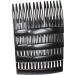 4 Pack of 7cm Plain French Side Hair Combs Slides Grips Clips Hair Accessories for Women Girls by Glitz4Girlz (Black) - Buy Online on GoSupps.com
