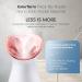 Nano Ionic Facial Steamer - Home Spa Humidifier for Moisturizing & Pore Unclogging - A-Rose Gold - Buy Online on GoSupps.com