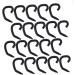 Minkissy 40 Stk Masked Hooks & Rope Buckle - Durable Earerman Wardrobe Clothes Rack Hooks for Masks - Food-Grade Round Line Face Mask Holders - Buy Online on GoSupps.com