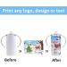 OKBA 6 Pack 12 OZ Sublimation White Blank Straight Sippy Cup Toddler Insulated Stainless Steel Travel Mug Water Bottle with Handles for Kids and Children with Screw-ON LIDS 12 OZ Sublimation Sippy Cup* 6Pack - Buy Online on GoSupps.com