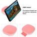 Yixin LED Travel Makeup Mirror 1x/5x Magnification Portable Compact Small 3.5 Wide Illuminated Folding Mirror - Daylight LED, USB Charging - Pink - Buy Online on GoSupps.com