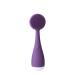 PMD Clean Mini - Smart Facial Cleansing Device with Silicone Brush & Anti-Aging Massager - Waterproof - SonicGlow Vibration Technology - Clear Pores and Blackheads - Lift  Firm  and Tone Skin Purple