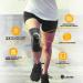 Knee Sleeve - Knee Brace for Men & Women | Four Spring Supports for Stability & Relief | Black Large | Sports & Activity Knee Protection - Buy Online on GoSupps.com