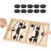 Moopok Fast Sling Puck Wooden Hockey Game | Desktop Battle Table Game for Adults and Kids - Family Fun - Buy Online on GoSupps.com