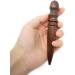 Honbay Ebony Wood Leather Edge Burnisher Tool - 4 Grooves for Perfectly Burnished Leather Projects - Buy Online on GoSupps.com