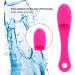 Face Cleansing Brush Blackhead Removal Brush Mini Facial Pore Cleansing Brush for Deep Pore Purifying(Dark Rose Red) - Buy Online on GoSupps.com