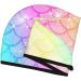 Fish Scale Microfiber Hair Towel - Ultra Absorbent Coral Velvet Wrap for All Hair Types - Quick Dry Hair Cap for Women - Buy Online on GoSupps.com