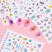 3D Nail Art Chick Egg Bunny Rabbit Nail Slider Water Decals Nail Art Sticker Nails Decal Easter Nail Sticker(6) Style6 - Buy Online on GoSupps.com