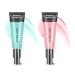 Sonnorel 2 pieces grip primer face primer gel based makeup primer for face moisturizing primer foundation base primer make-up pore minimizer color corrector for smoothing skin (green and pink)
