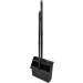 Duo-Pan Plastic Lobby Pan and Duo-Sweep Broom Combo | 36 Overall Length x 11-51/64 Width | Black - Buy Online on GoSupps.com