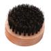 Frcolor 2-Pack Beard Brushes for Men - Soft Round Hairbrush for Mustaches & Dense Beards - Portable Brown & Black - Buy Online on GoSupps.com