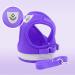 Meioro Adjustable Dog Harness with Leash - Reflective Soft Padded Vest for Small & Medium Dogs - Purple XS (26-29cm) - Buy Online on GoSupps.com