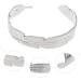 TOPPERFUN leaf cuff bracelet girls bracelet girl bracelets jewelry bracelets charms bracelets charm braclets bangle bracelets Expandable Bangle Bracelet Titanium steel temperament armband 6.5x5cm Steel color - Buy Online on GoSupps.com