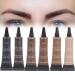 Eyebrow Cream 6 Colors Professional Eyebrow Gel Waterproof Eyebrow Color Eyebrow Gel Tint Eyebrow Brush(2#)