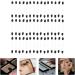 FOMIYES Silicone Lip Scrubber 100pcs Eye Shadow Stick Silicone Makeup Brush Dual Side Eyeshadow Eyeshadow Sticks Girl Tool 7.5x0.5cm Black - Buy Online on GoSupps.com
