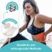 Martneck Acupressure Mat Beige - Coconut Fiber Set with Pillows & Bag | Triangle Spikes for Energy Flow | Yoga Massage & Relaxation | Free App Included - Buy Online on GoSupps.com
