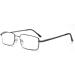 Buy 2 Pack Blue Light Blocking Reading Glasses - Rectangular Metal Anti-UV Readers for Men & Women - 1.75 Diopters - Buy Online on GoSupps.com