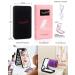 Buqikma Rechargeable Lighted Makeup Mirror Eyelash Case Organizer - Dimmable, 360 Rotation False Eyelash Storage Box (Black) - Buy Online on GoSupps.com