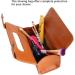 Portable Professional Shaving Bag | Simple Travel Toiletries Bag - Brown | International Shipping Available - Buy Online on GoSupps.com