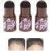 Srliya Hair Fibers for Thinning Hair Waterproof/Modification Hairline Powder Mushroom Head Puff Hair Line Topper for Fine Hair for Women & Men(Dark brown) - Buy Online on GoSupps.com