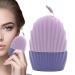 Facial Ice Mold Ice Facial Roller Silicone Ice Face Massager Reusable Face Ice Mold Eye Puffiness Relief Face Beauty Ice Holder Skin Care Ice Massager Face Cooling Facial Ice Roller Purple1