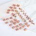 28 Pcs Braid Hair Accessories Celtic Hair Jewelry Dreadlock Accessories Loc Jewelry Hair Braid Coil Jewel Hair Cuffs Hair Clips for Women Girls rose gold - Buy Online on GoSupps.com
