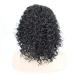 BGHJUE Lace Front Wigs - Natural Curly Human Hair Wig with Baby Hair | 38cm Black | International Shipping - Buy Online on GoSupps.com