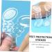 Mobestech Anti-Drop Heel Pad Stickers - 4 Pairs Transparent Soft Gel Sole Protectors for Thin Feet - Keep Your Heels Safe & Secure - Buy Online on GoSupps.com